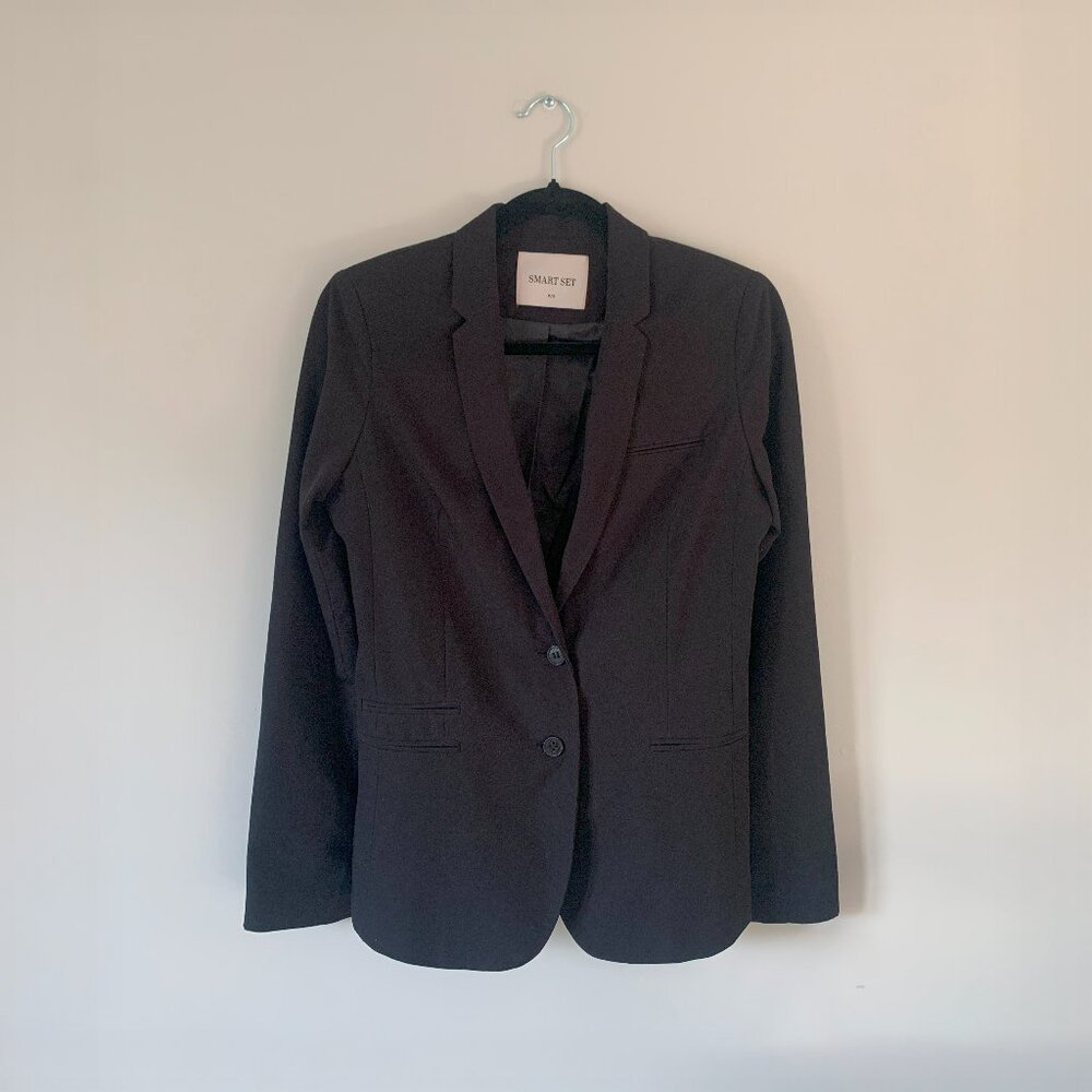 Black 2-Button Blazer